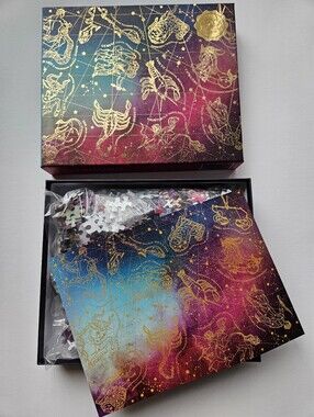 Foil Astrology Constellation 1000pc Puzzle - New